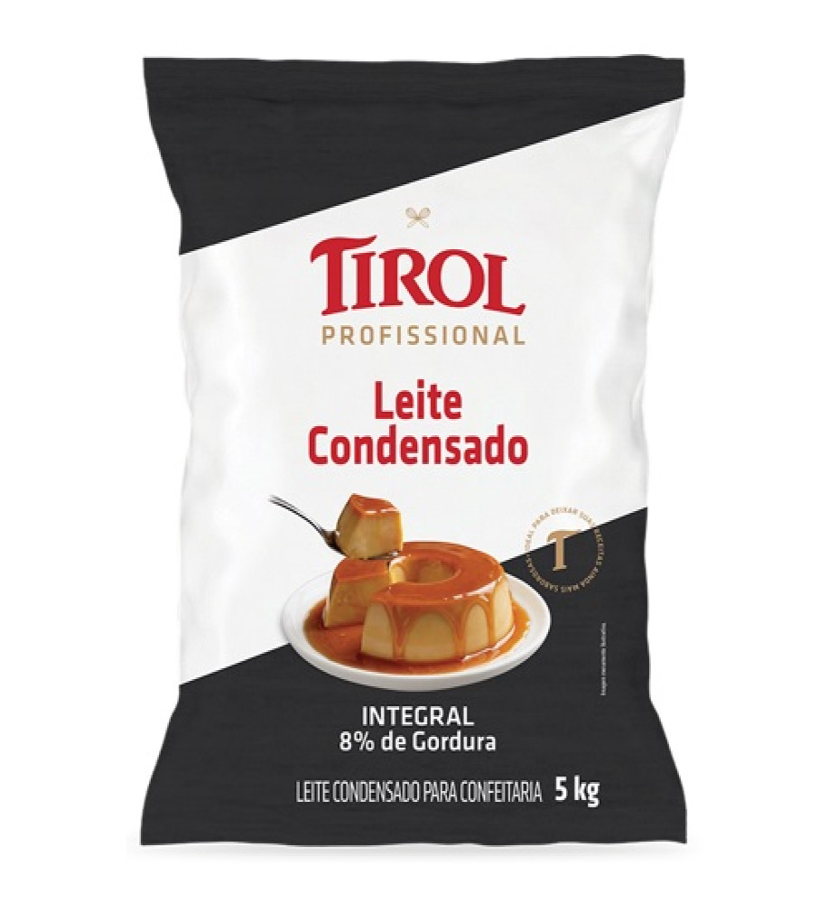 LEITE CONDENSADO 8% TIROL 5KG