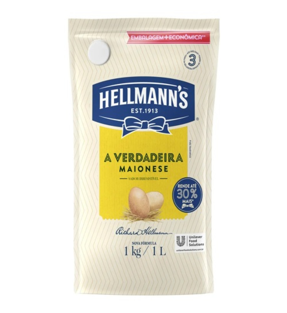 MAIONESE HELLMANN'S POUCH 1KG