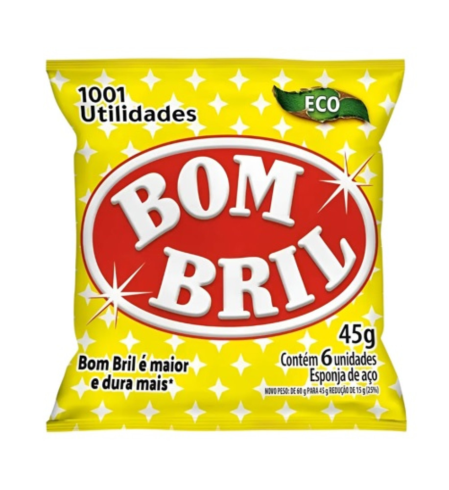 LÃ DE AÇO BOMBRIL 45G