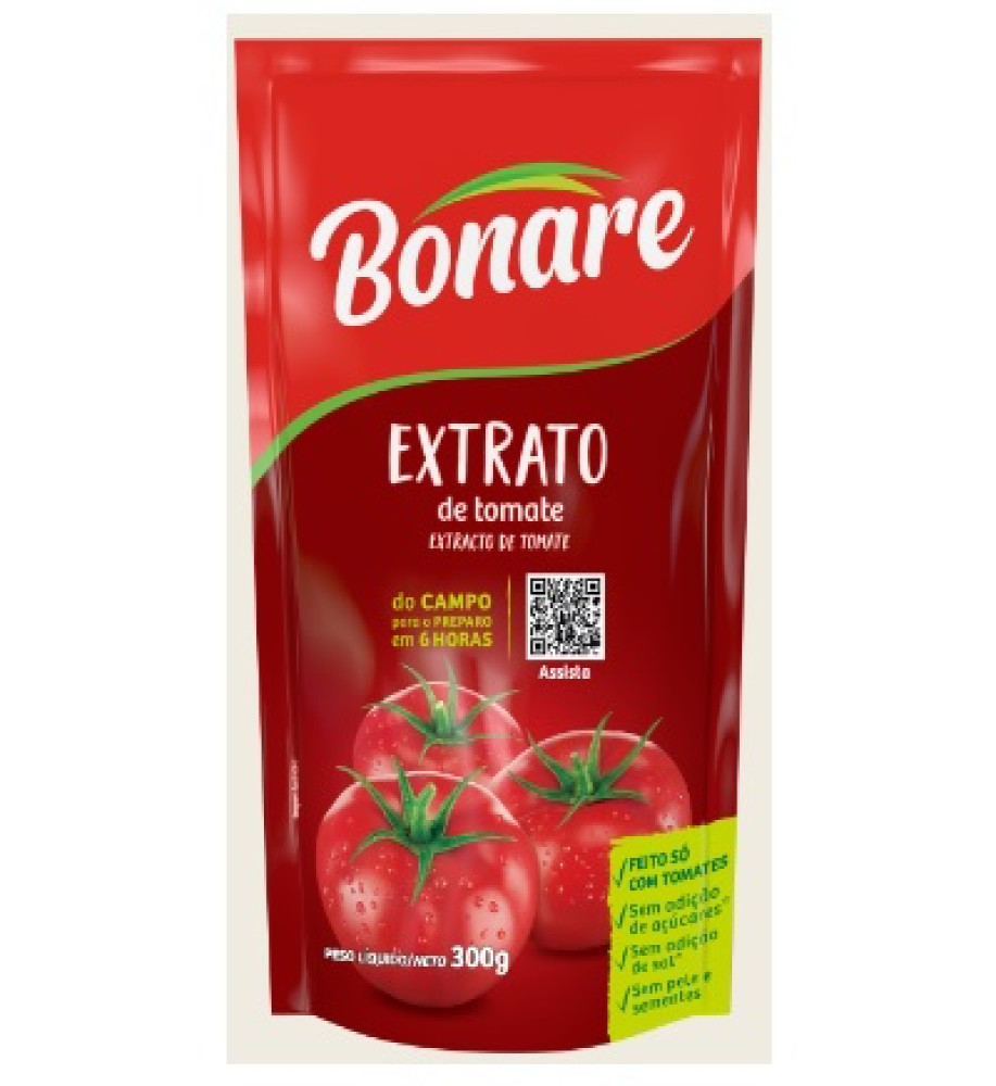 EXTRATO DE TOMATE TRADICIONAL BONARE 300G