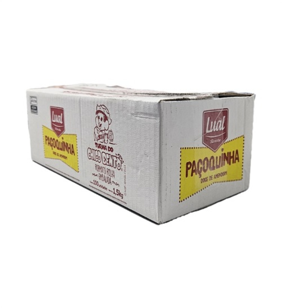 PAÇOCA ROLHA LUAL CAIXA 100UN