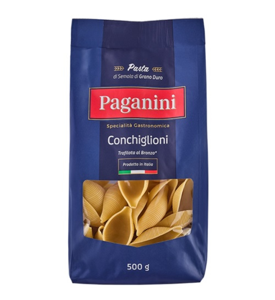 MACARRÃO CONCHIGLIONI PAGANINI 500G