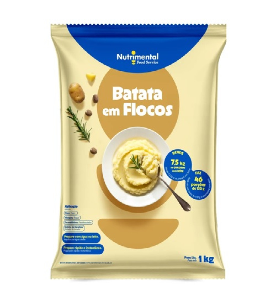 BATATA FLOCOS NUTRIMENTAL 1KG