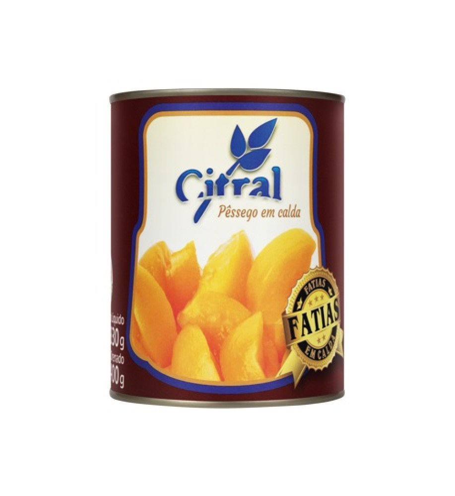 PÊSSEGO EM FATIAS CITRAL 400G