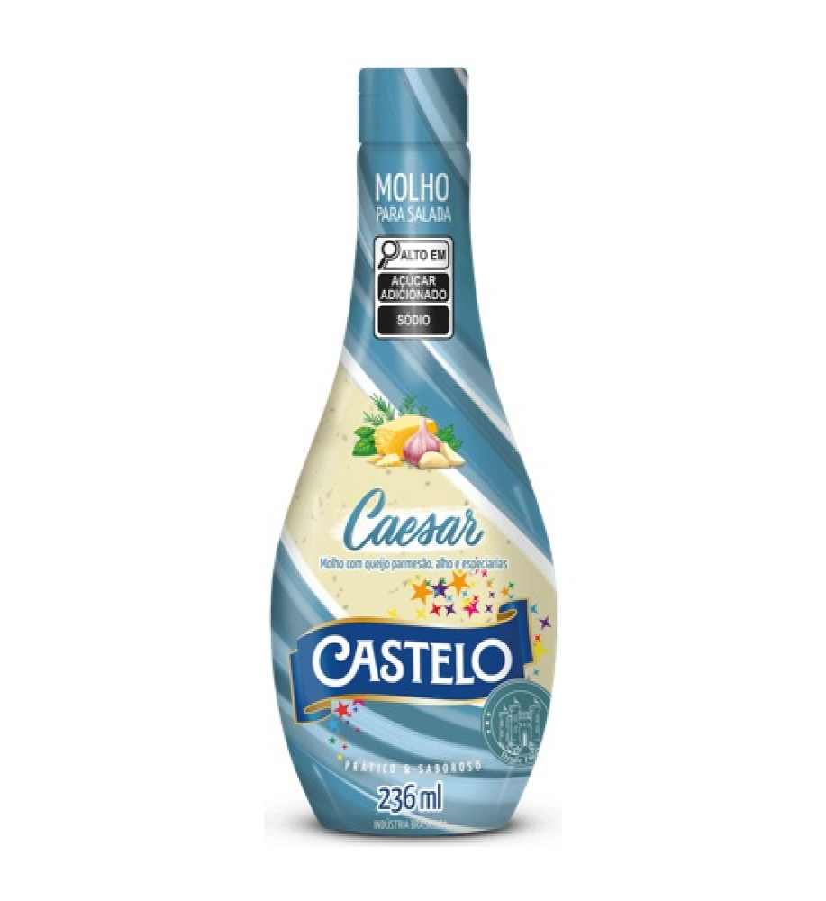 MOLHODE SALADA CAESAR CASTELO 236ML