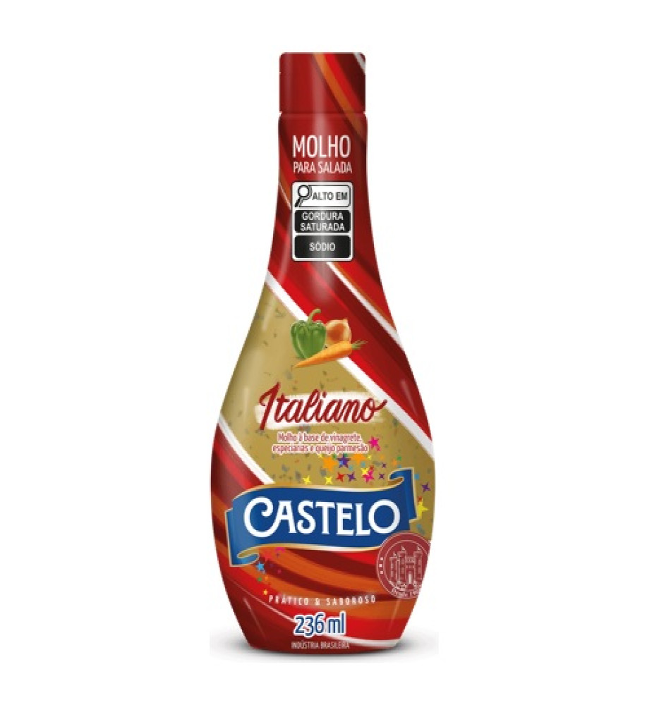 MOLHO DE SALADA ITALIANO CASTELO 236ML