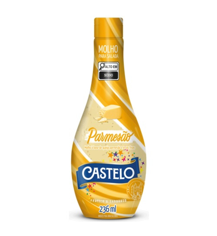 MOLHO DE SALADA PARMESÃO CASTELO 236ML