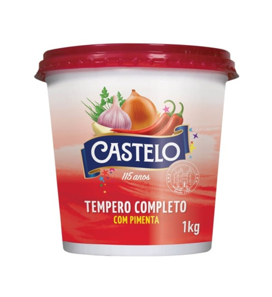 TEMPERO COMPLETO C/PIMENTA CASTELO 1KG