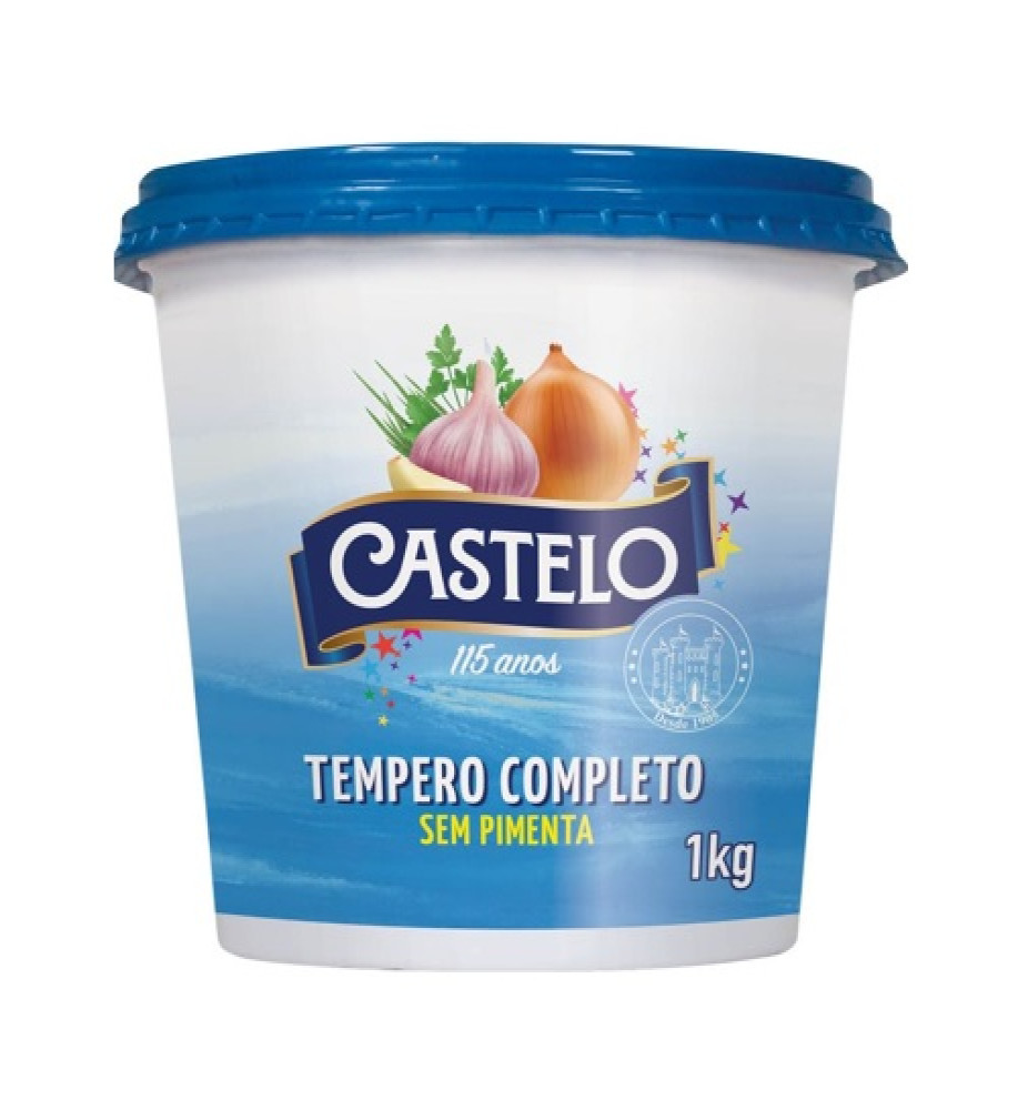 TEMPERO COMPLETO S/PIMENTA CASTELO 1KG