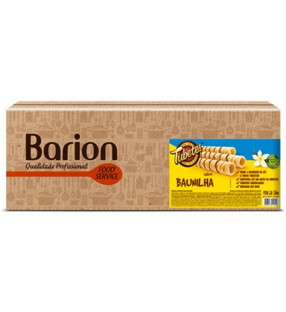 TUBETES BARION BAUNILHA 1KG