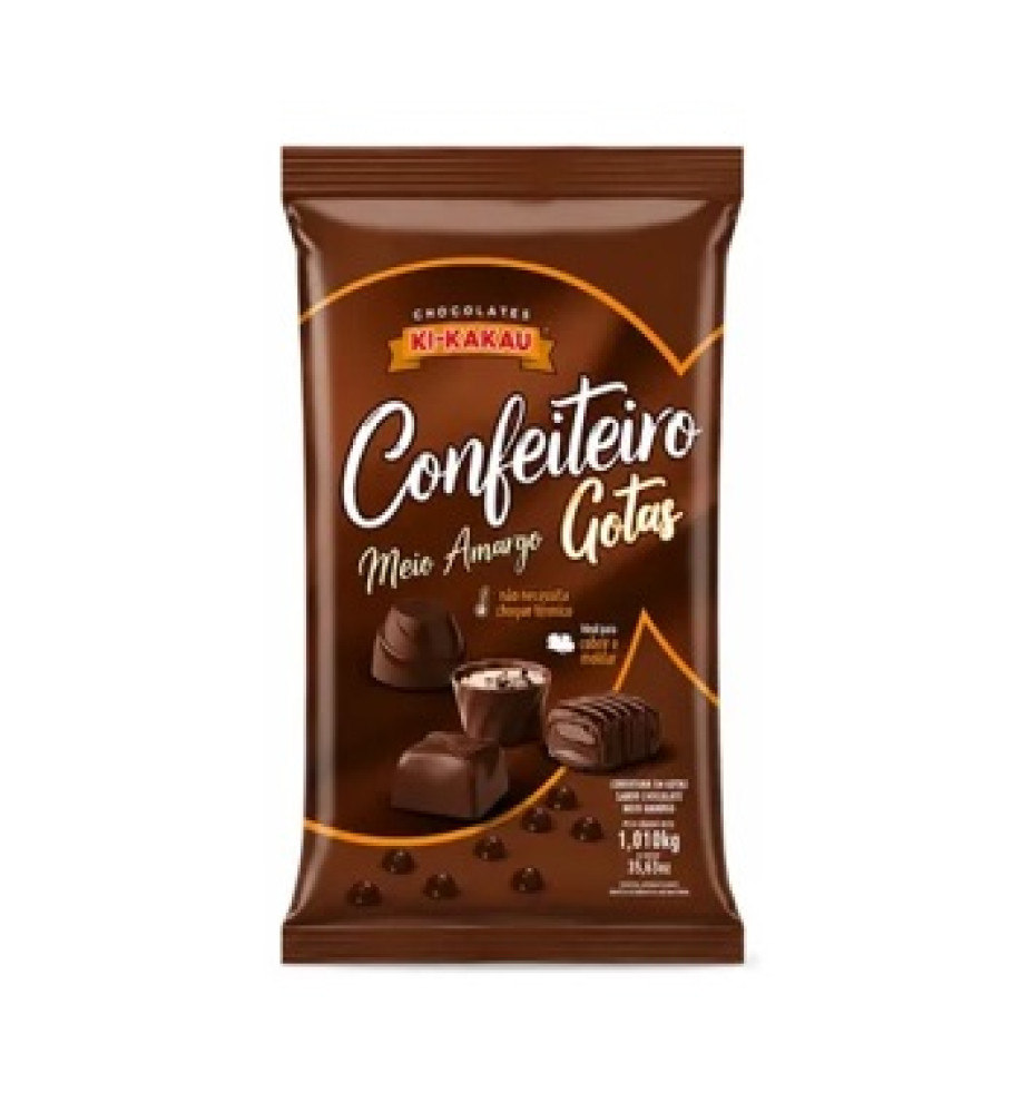 COBERTURA GOTAS KI-KAKAU AMARGO 1KG