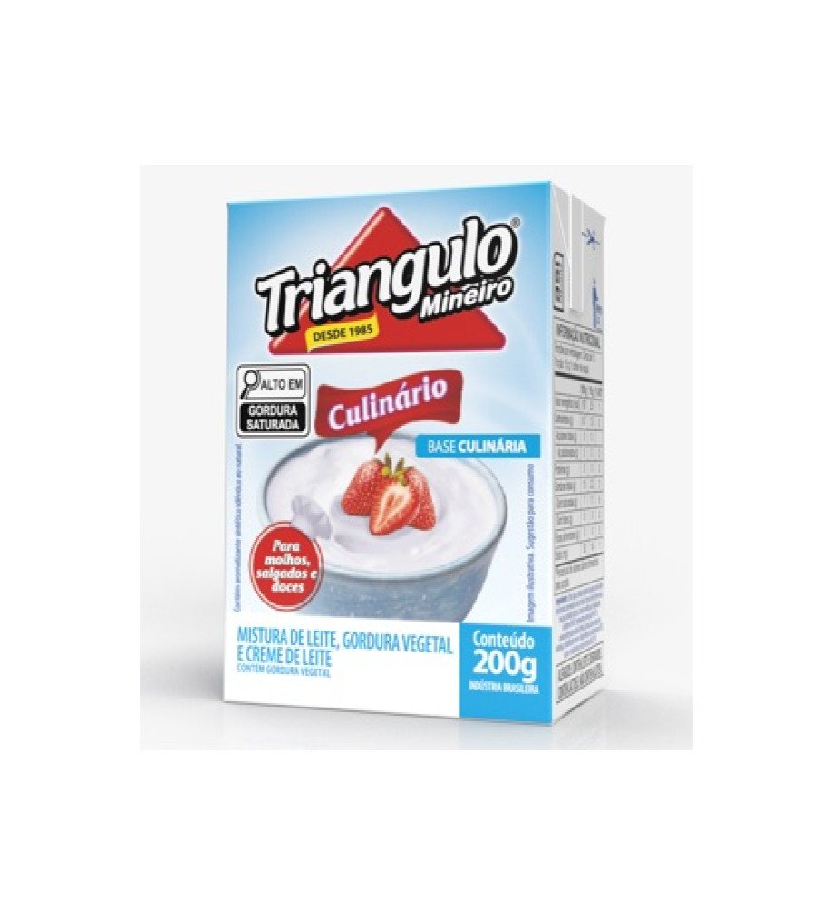 CREME CULINÁRIO TRIÂNGULO 200G