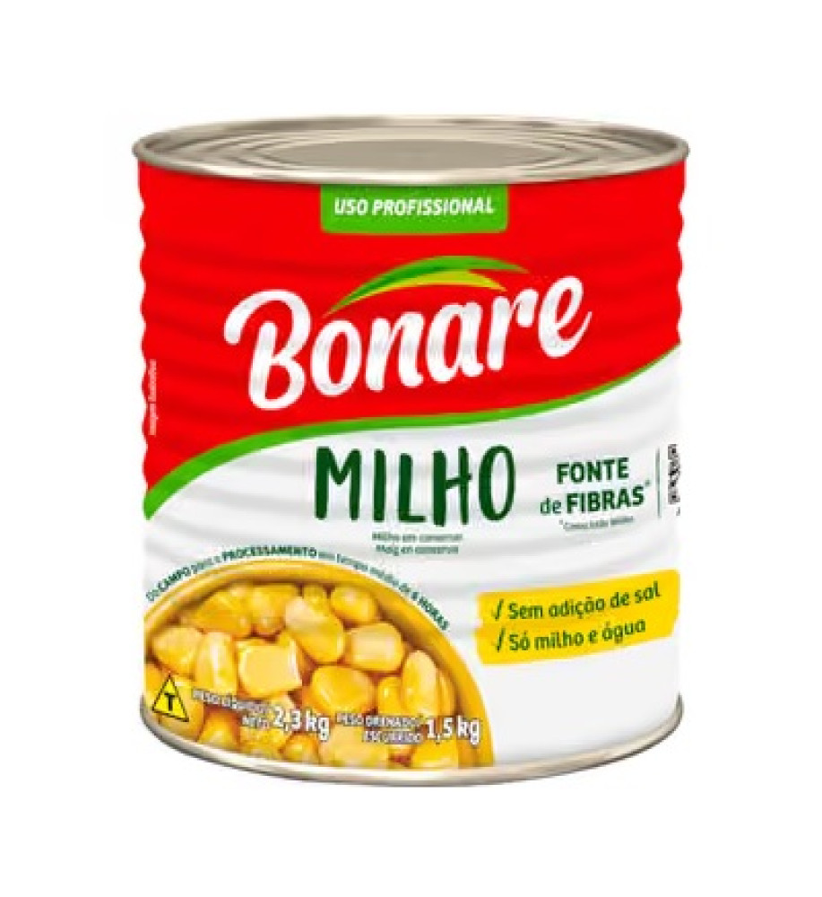 MILHO VERDE BONARE LATA 1,5KG