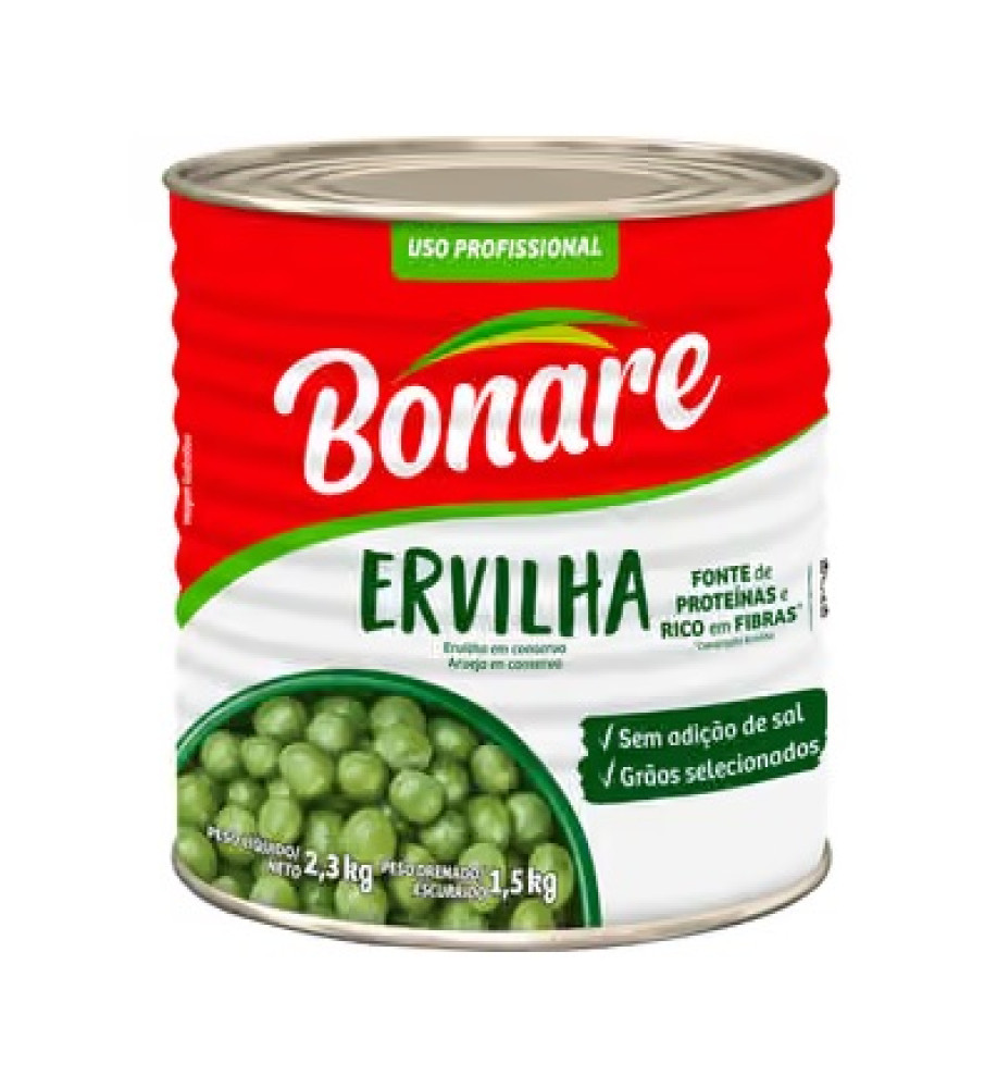 ERVILHA BONARE LATA 1,5KG