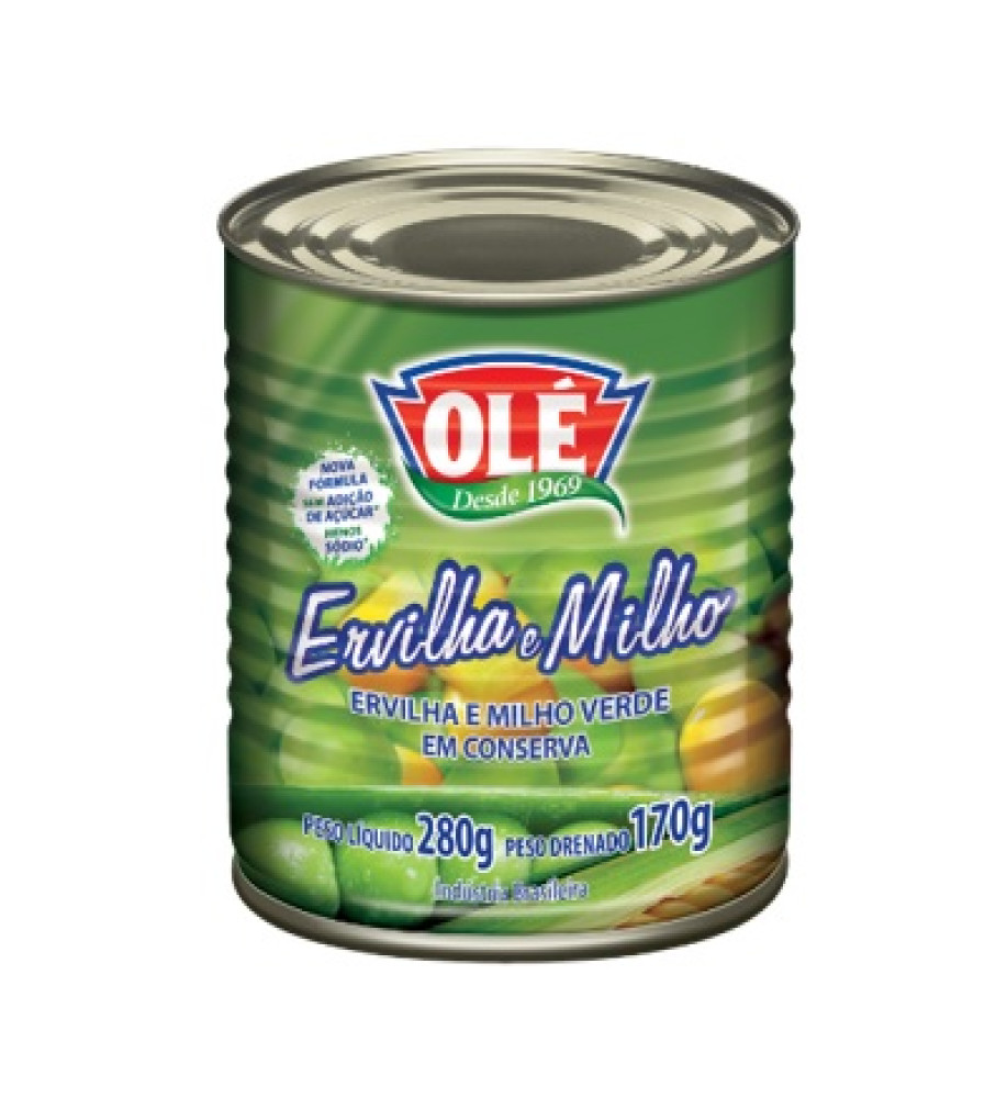 ERVILHA E MILHO OLÉ LATA 170G