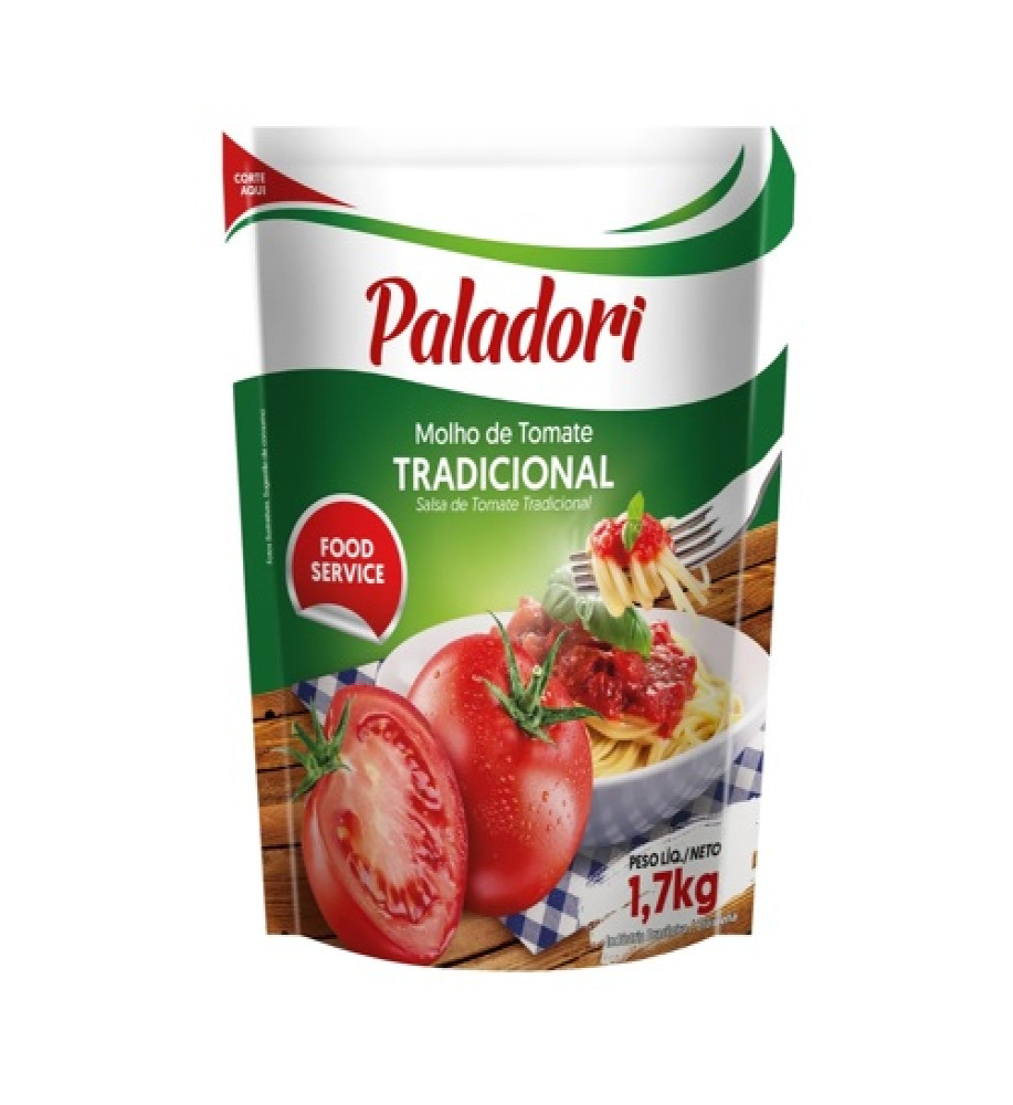 MOLHO DE TOMATE PALADORI 1,7KG