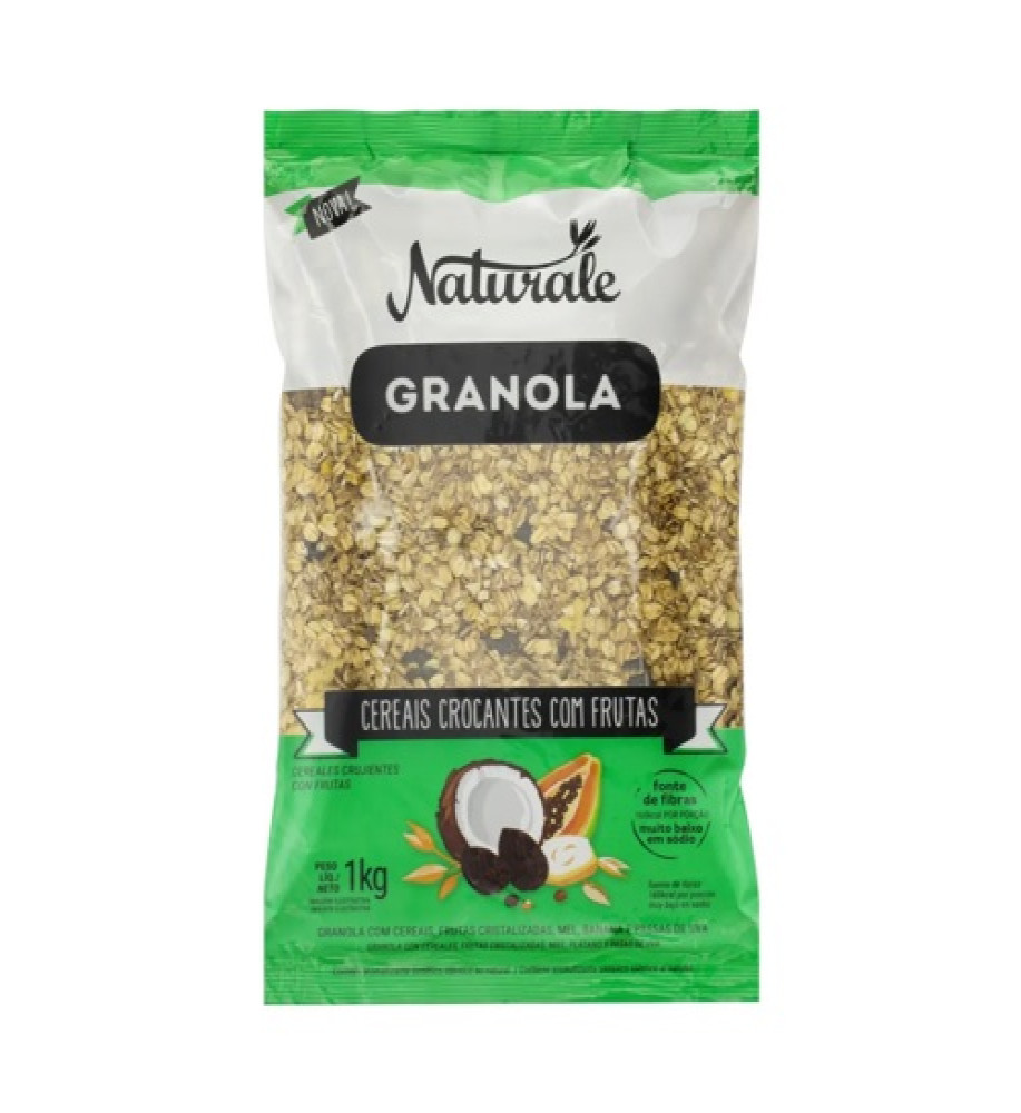 GRANOLA CEREAIS/FRUTAS NATURALE 1KG