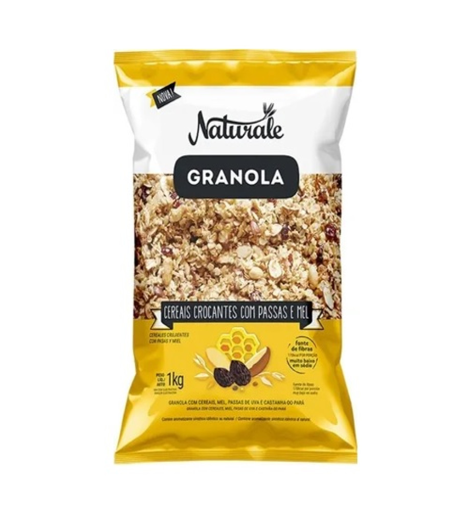 GRANOLA PASSAS/MEL NATURALE 1KG