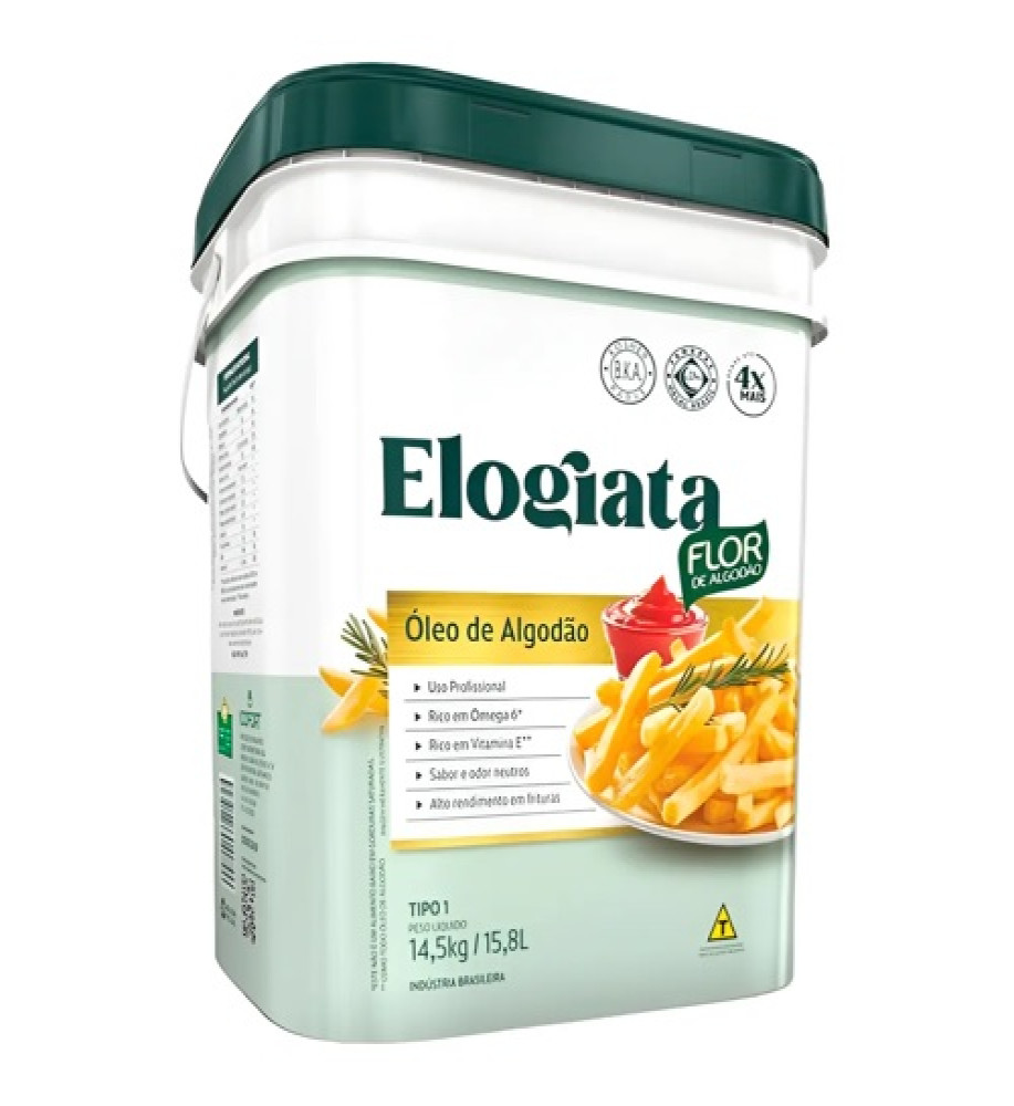 ÓLEO DE ALGODÃO ELOGIATA 14,5L