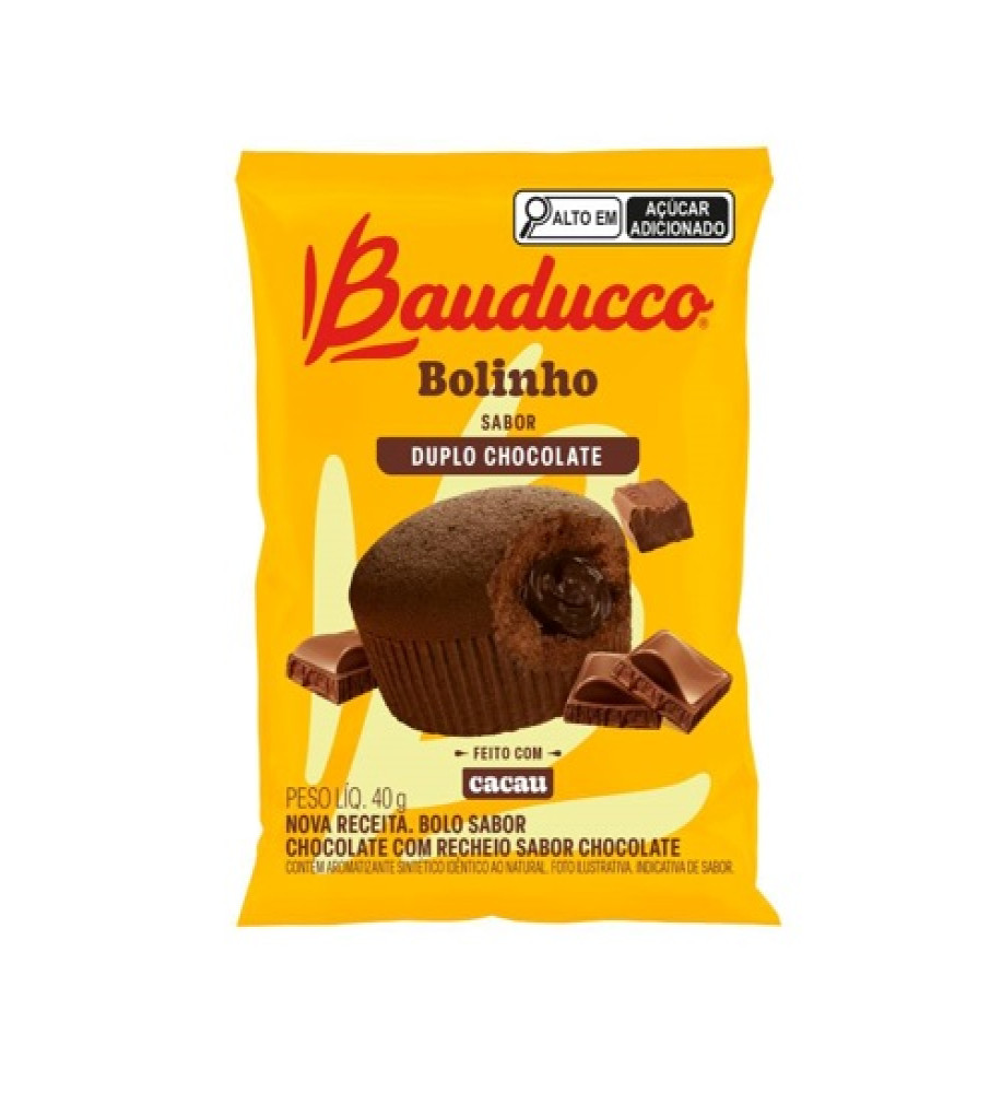 BOLINHO BAUDUCCO CHOCOLATE 16X40G