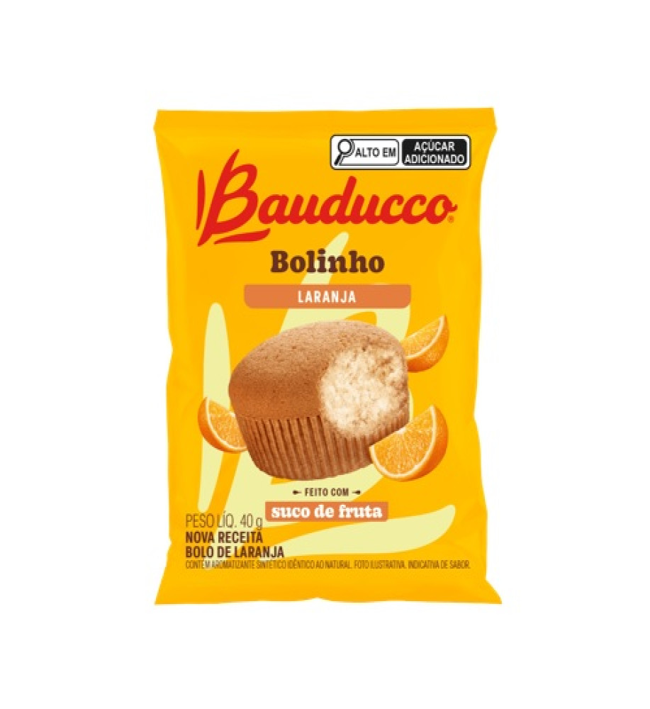 BOLINHO BAUDUCCO LARANJA 16X40G