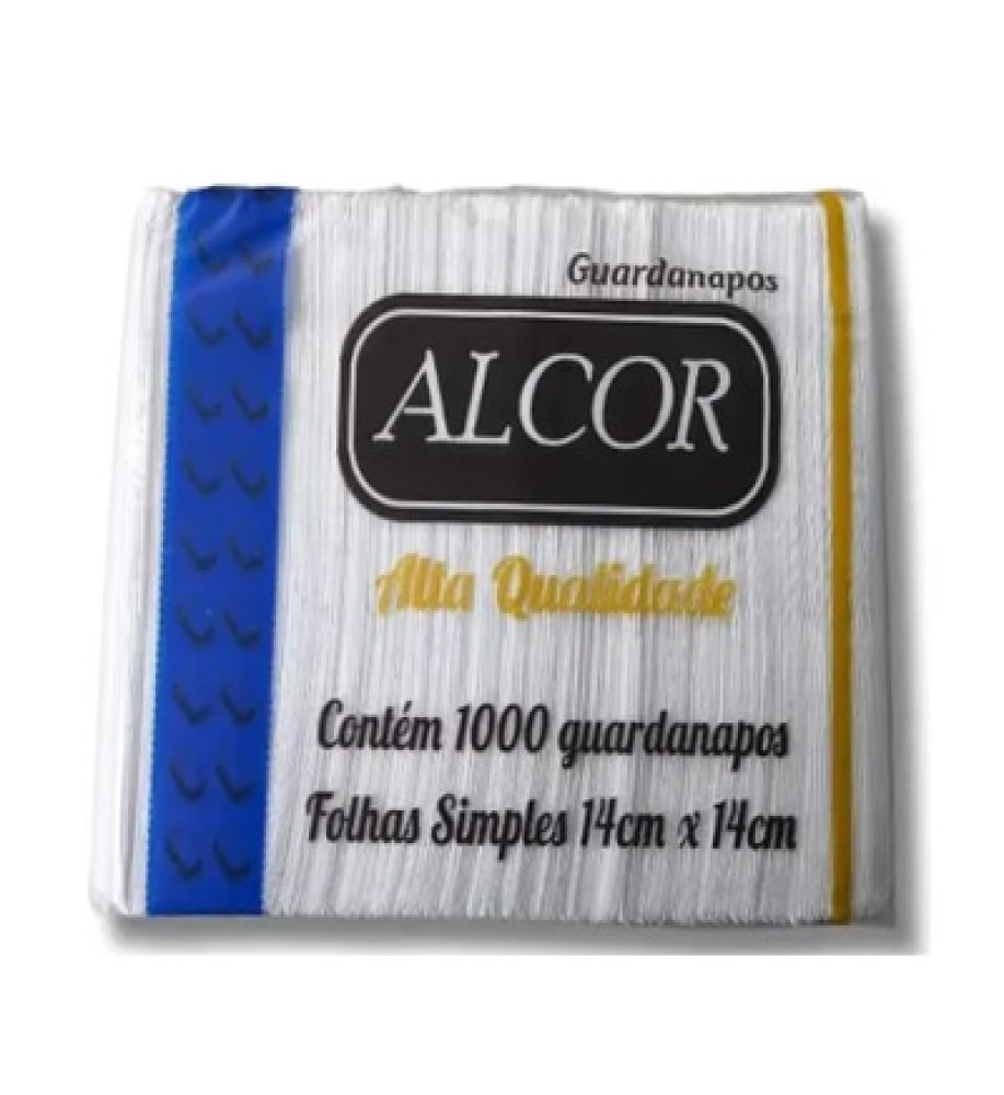 GUARDANAPO 14X14 ALCOR C/1000