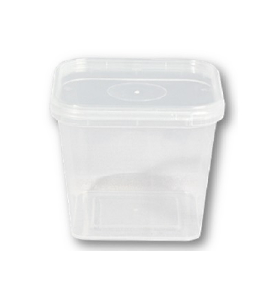 POTE QUADRADO C/TAMPA PRAFESTA 250ML C/20