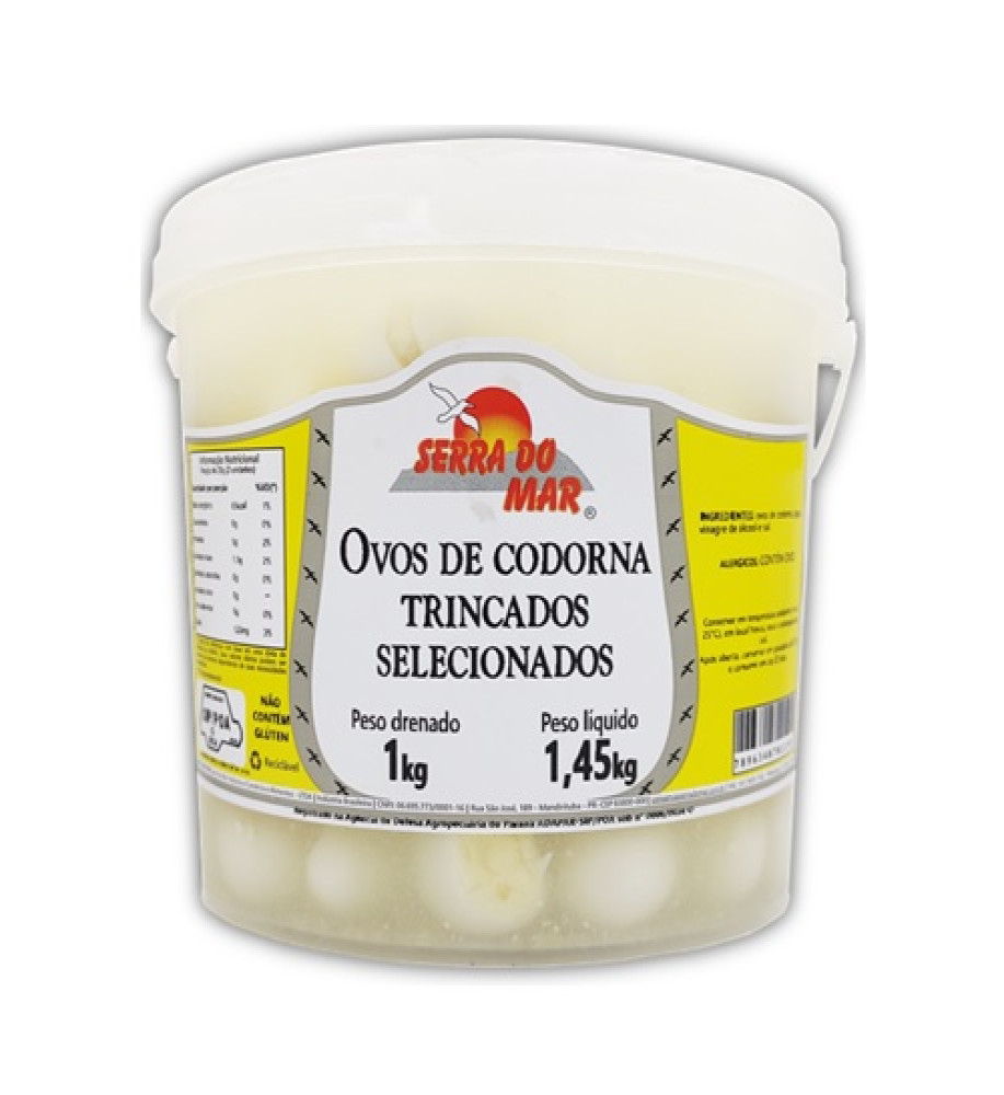 OVOS DE CODORNA SERRA DO MAR 1KG