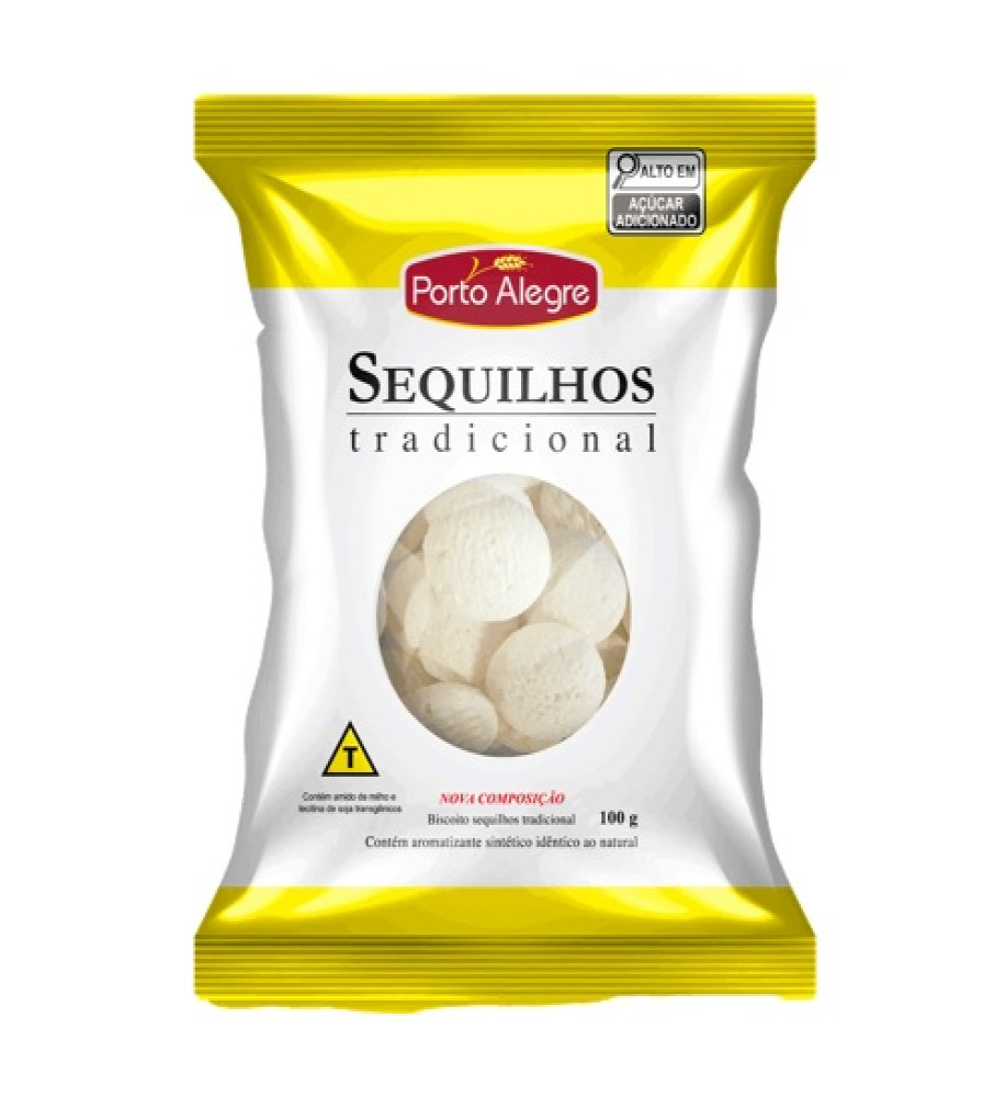BISCOITO SEQUILHOS TRADICIONAL PORTO ALEGRE 100G