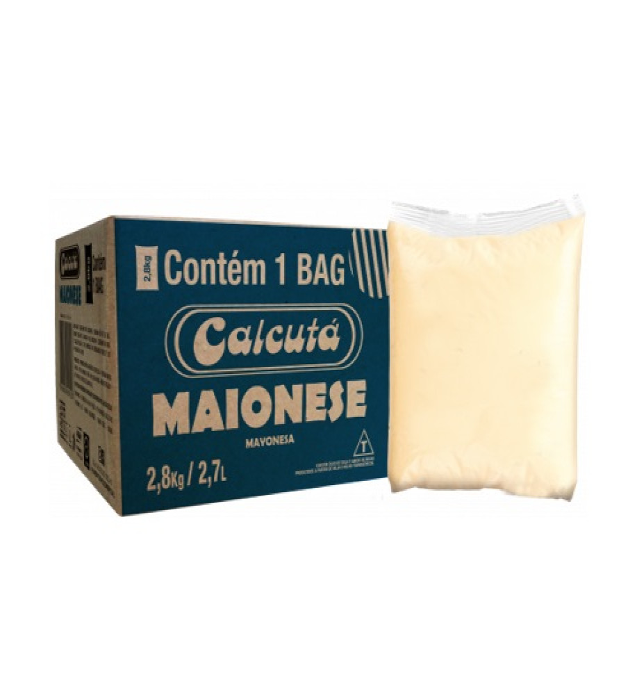 MAIONESE CALCUTÁ BOX 2,8KG