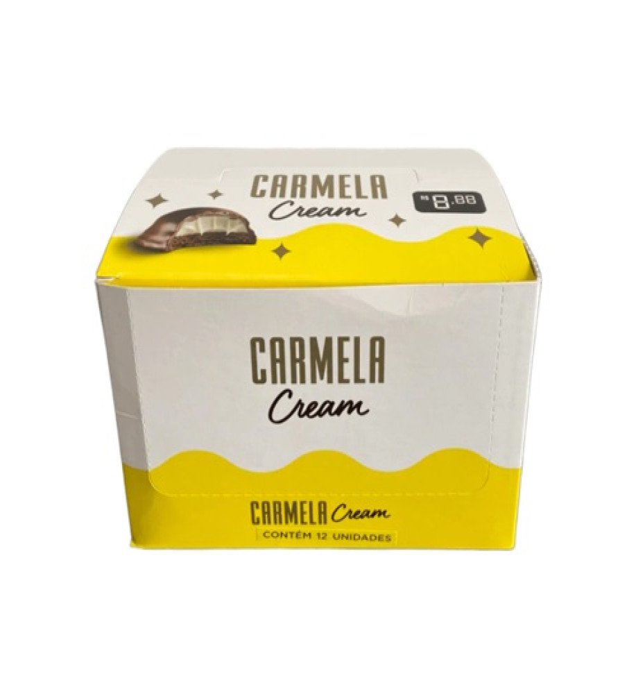 BOMBOM CARMELA CREAM LEITE 12X25G