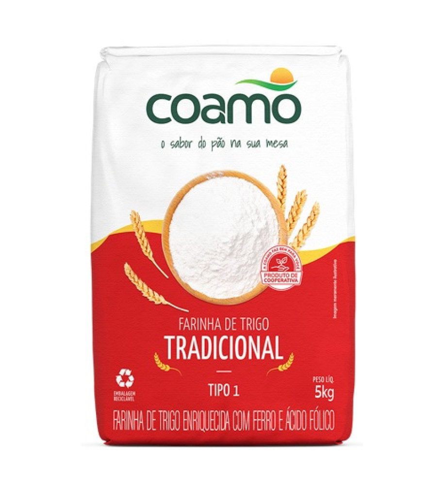 FARINHA COAMO TRADICIONAL TIPO 1 5KG