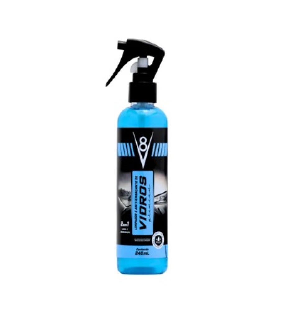 LIMPA VIDROS E ANTI-EMBAÇANTE V8 240ML