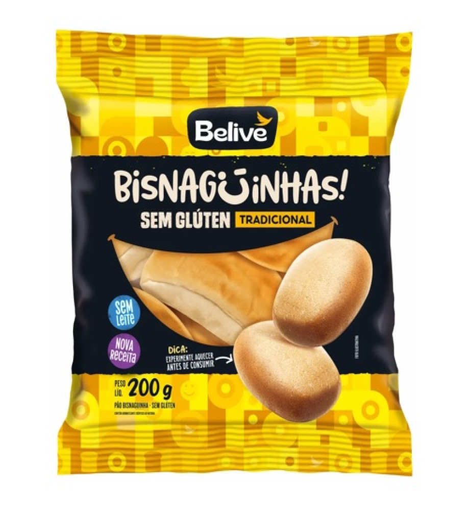BISNAGUINHA BELIVE TRADICIONAL 200G